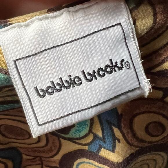 Bobbie Brooks Floral Cotton Tunic Dress Size L (14/16) Vibrant Pattern - Picture 5 of 9